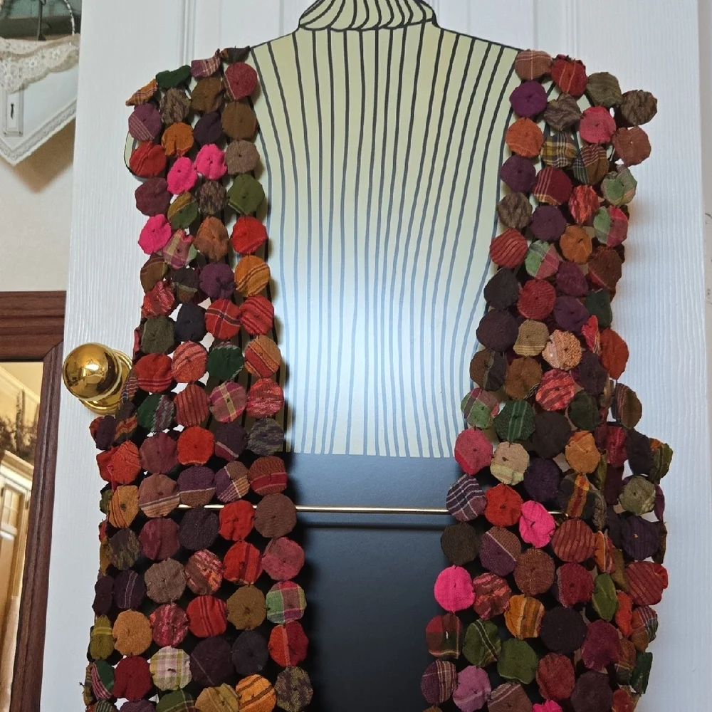 Colorful Floral Patterned Shawl - Picture 4 of 8